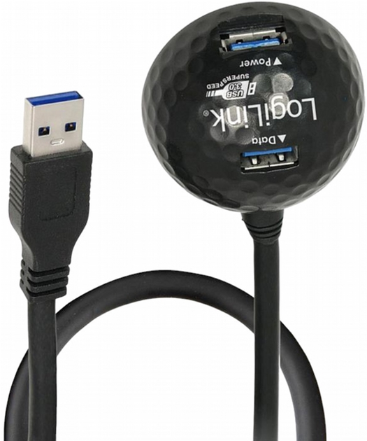 Кабель Logilink USB Type-A 1.5 м Black (CU0013B) - зображення 1