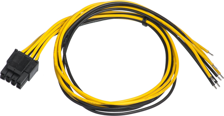 Kabel Akyga Molex - SATA 0.45 m Black (AK-SC-22) - obraz 1