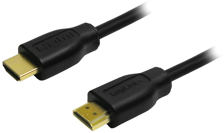 Kabel Logilink HDMI - HDMI 1 m Black (4260113575956) - obraz 1
