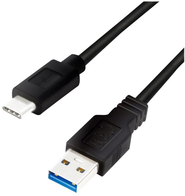 Kabel Logilink USB Type-A - USB Type-C 3 m Black (4052792055207) - obraz 2