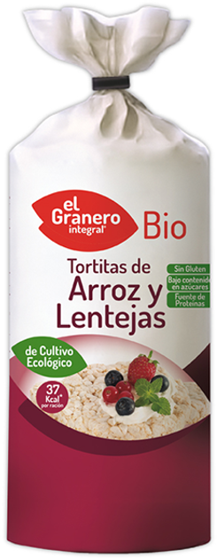 Tortille El Granero Integral Bio Ryż z soczewicą 115 g (8422584068467) - obraz 1