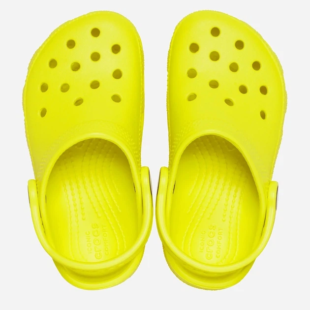 Дитячі крокси-сабо для дівчинки Crocs 206991-76M 28-29 (C11) Лимонні (196265550326) - зображення 5