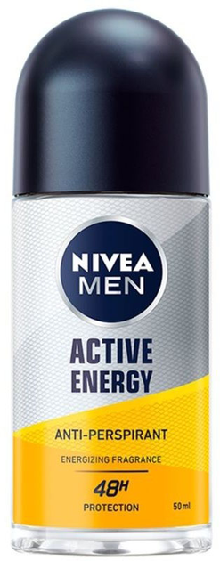 Антиперспірант NIVEA Active energy кульковий для чоловіків 50 мл (42419716) - зображення 1