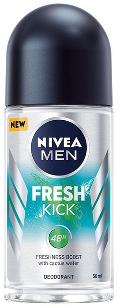 Антиперспірант NIVEA Fresh Kick кульковий для чоловіків 50 мл (5900017078731) - зображення 1
