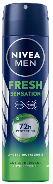 Антиперспірант NIVEA Fresh Sensation spray для чоловіків 150 мл (5900017089300) - зображення 1
