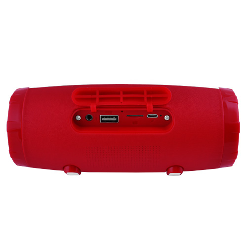 Портативна колонка T&G TG165С бездротова 10Вт + Bluetooth, радіо, мікрофон і microSD TF/USB/micro usb/AUX Червона (12923) - зображення 2