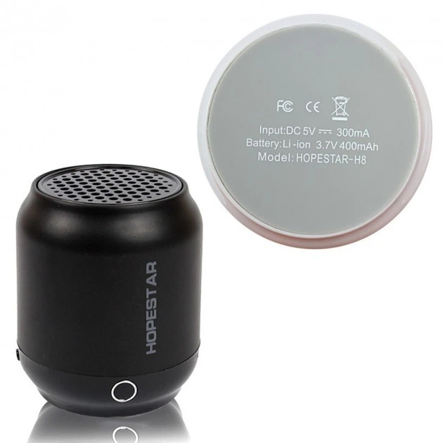 Портативна колонка Hopestar H8 акумуляторна бездротова 3 Вт c Bluetooth на 10 метрів Чорна (11320) - зображення 2