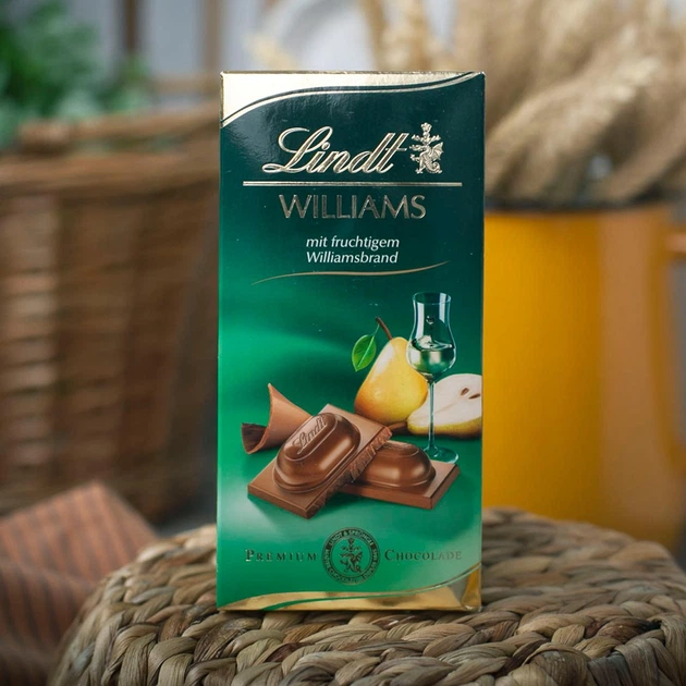 Шоколад Lindt Williams c грушевым ликером 100 гр – купить в