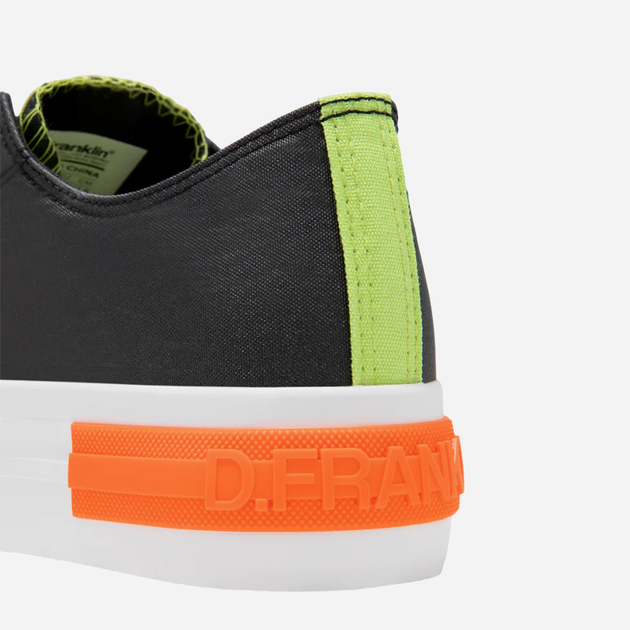 Жіночі кеди низькі D.Franklin One Way Low Summer Club DFSH389001-BLAC 38 (7US/5UK) 24.6 см Чорні (8445333399544) - зображення 5