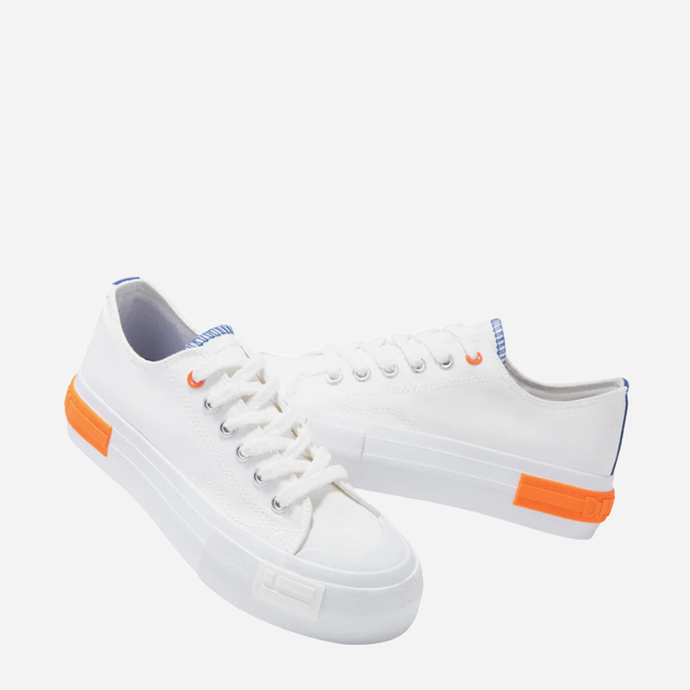 Жіночі кеди низькі D.Franklin One Way Low Summer Club DFSH389001-WHIT 36 (5US/3.5UK) 23.3 см Білі (8445333399926) - зображення 4