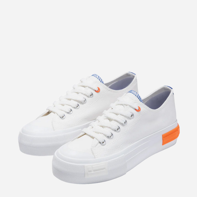 Жіночі кеди низькі D.Franklin One Way Low Summer Club DFSH389001-WHIT 38 (7US/5UK) 24.6 см Білі (8445333399940) - зображення 3