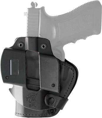 Кобура Front Line LKC для Sig Sauer P220. Материал - Kydex/кожа/замша. Цвет - черный - изображение 2