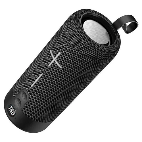 Портативная Bluetooth-колонка TG619C с RGB подсветкой и ремешком Черный - Фото 1 Портативная Bluetooth-колонка TG619C с RGB подсветкой и ремешком Черный - изображение 1