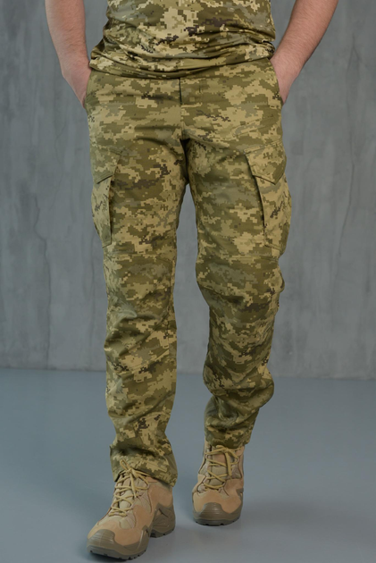 Мужские легкие военные Брюки карманами / Крепкие Брюки TWILL пиксель 32-32 - изображение 1