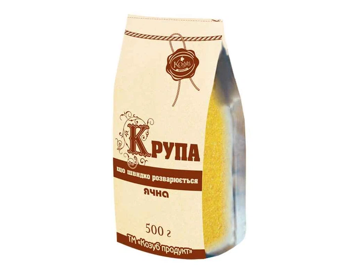 Крупа Козуб Продукт 500г що швидкорозварюється ячна - Фото 1 Крупа Козуб Продукт 500г що швидкорозварюється ячна - изображение 1
