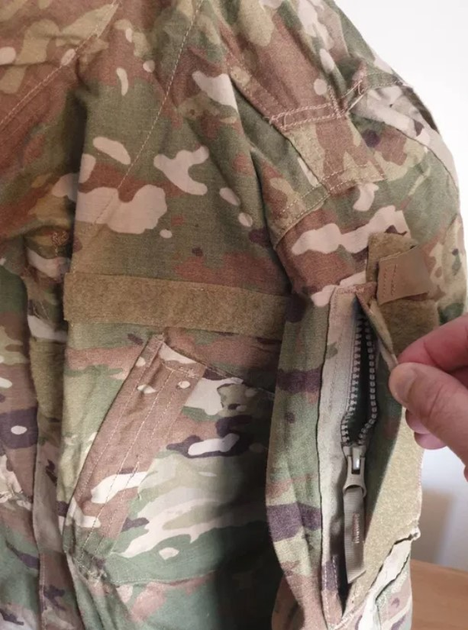 Комплект вогнестійкий військова форма армії США Army Combat Uniform Multicam Defender M Medium Short - зображення 4