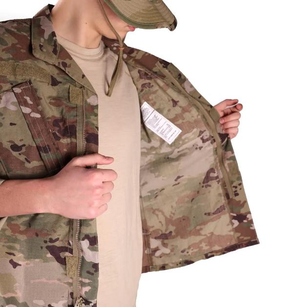 Комплект вогнестійкий військова форма армії США Army Combat Uniform Multicam Defender M Medium Short - зображення 6
