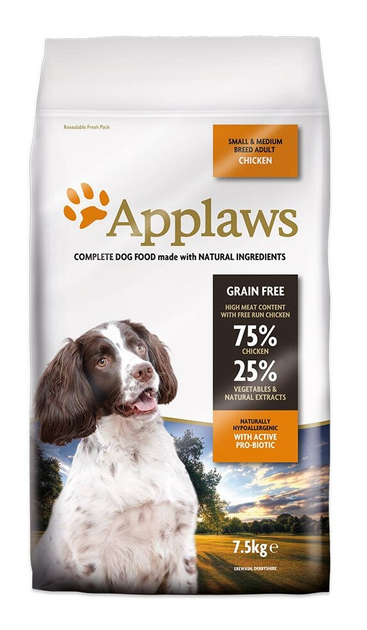 Karma sucha dla psów Applaws Chicken 7.5 kg (5060333436223) - obraz 1