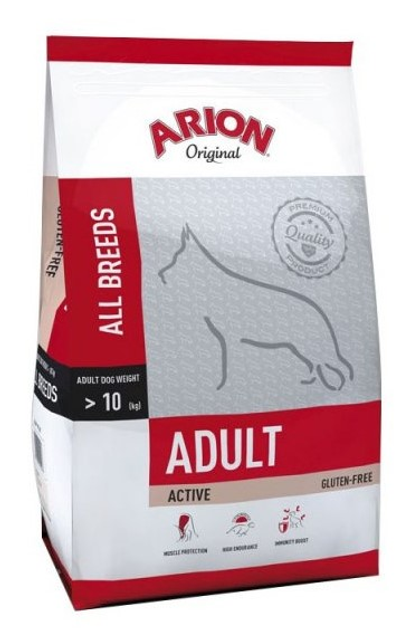 Karma sucha dla psów dorosłych Arion All Breeds Active 12 kg (5414970055383) - obraz 1