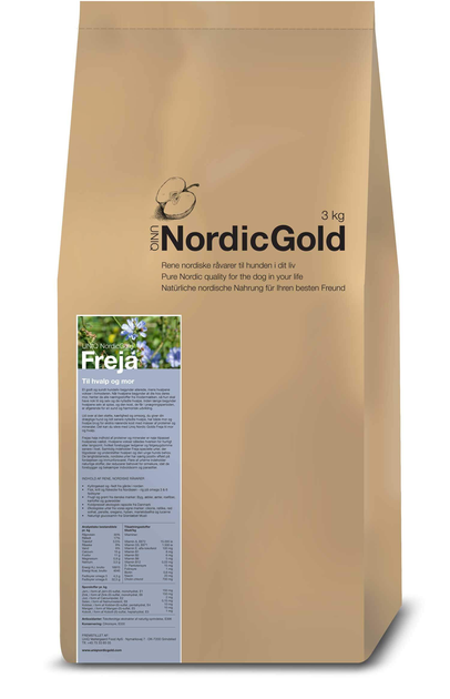 Karma sucha dla psów dorosłych UniQ Nordic Gold Freja 10 kg (5707179410108) - obraz 1