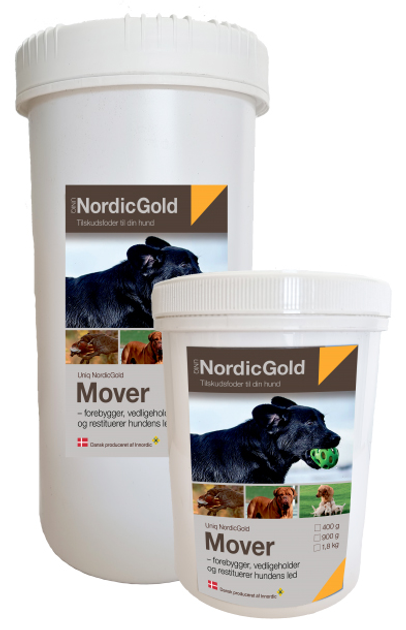 Karma sucha dla psów dorosłych UniQ Nordic Gold Mover 400 g (5707179020048) - obraz 1