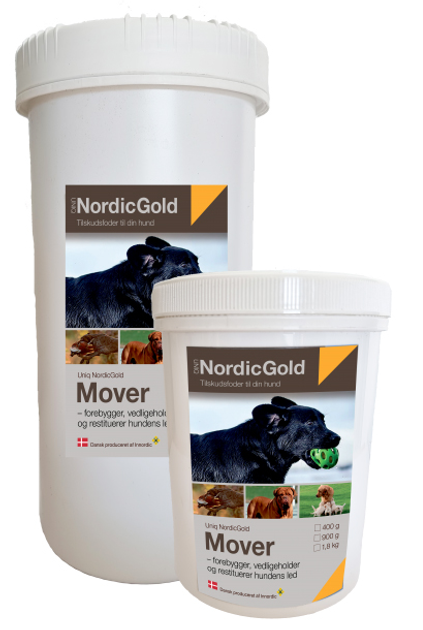 Karma sucha dla psów dorosłych UniQ Nordic Gold Mover 800 g (5707179020055) - obraz 1