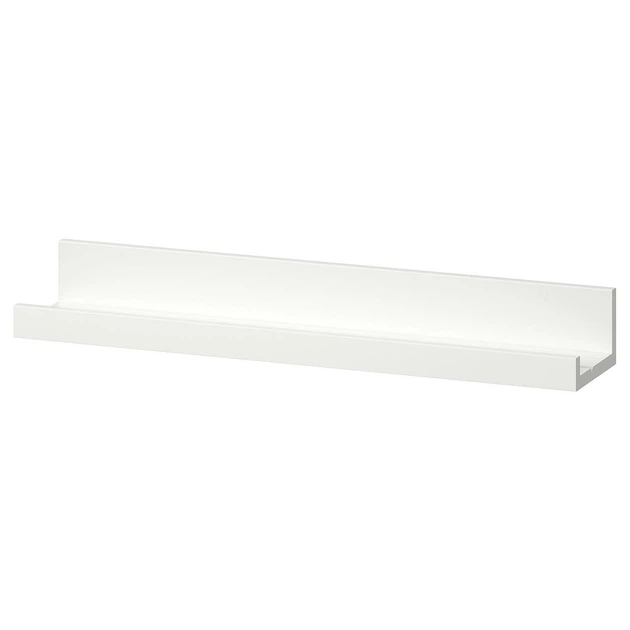 Полиця для картин IKEA MOSSLANDA МОССЛАНДА, білий, 55 см, 402.917.66 - Фото 2 Полиця для картин IKEA MOSSLANDA МОССЛАНДА, білий, 55 см, 402.917.66 - зображення 2