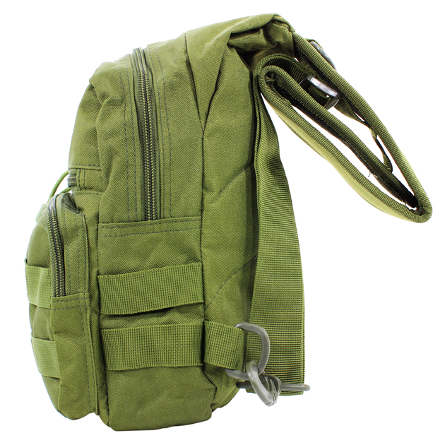 Тактический рюкзак плечо одно на outdoor green aokali a14 20l - изображение 2