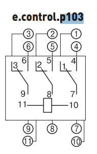 Разъем модульный к реле ly3 10А E.Next e.control.p103s i.ptf.11a - изображение 3