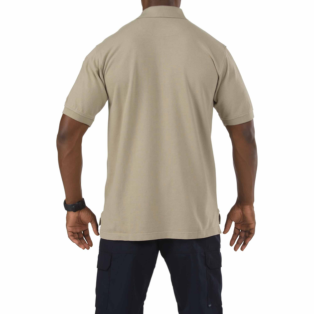 Футболка Поло тактична з коротким рукавом 5.11 Tactical Professional Polo - Short Sleeve Silver Tan 2XL (41060-160) - изображение 2
