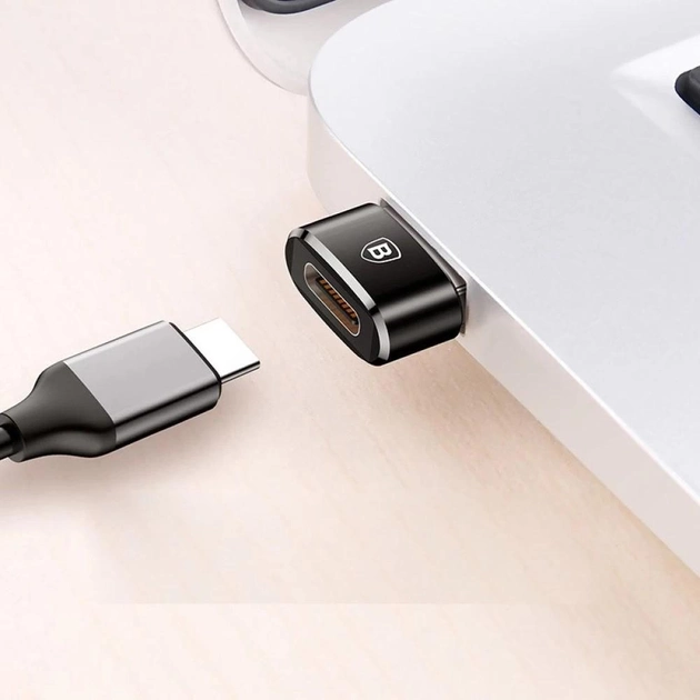 Adapter USB A To USB C — Baseus (CAAOTG-01) Black — CAAOTG-01 Black (752026) - Фото 8 Adapter USB A To USB C — Baseus (CAAOTG-01) Black — CAAOTG-01 Black (752026) - изображение 8
