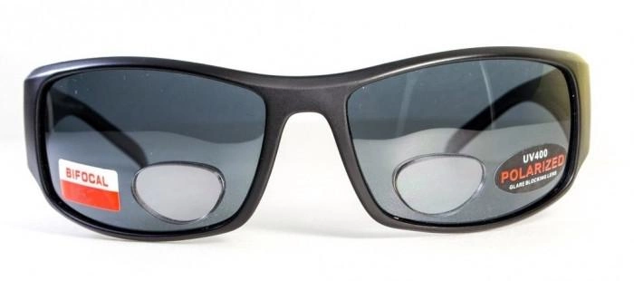 Біфокальні поляризаційні окуляри BluWater Bifocal-1 (+2.5) Polarized (gray) сірі - зображення 2