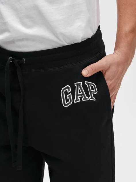 Шорти бавовняні чоловічі GAP 787059-03 2XL Чорні (1200055579424) - зображення 5