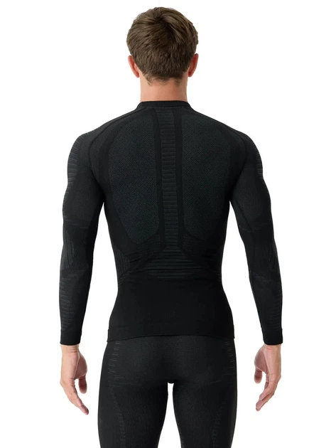 Термофутболка с длинным рукавом мужская Accapi XPerience XL/XXL Чорний-Сірий - Фото 6 Термофутболка с длинным рукавом мужская Accapi XPerience XL/XXL Чорний-Сірий - изображение 6