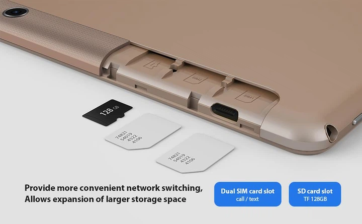 Планшет 10.1" Toscido T28-EEA 4/64GB 4G 2-SIM 8 ядер Android 11 5000 mAh - изображение 2