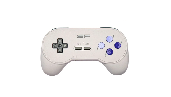 Консоль DataFrog SF2000 + 6000 Вбудованих Ігор + Геймпад 16GB Light Grey - изображение 4