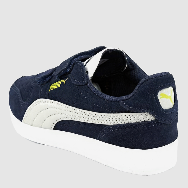 Buty sportowe chłopięce na rzepy Puma Icra Trainer Suede Ps Peacoat 360756-28 29 (11UK) Granatowe (4060981151630) - obraz 4