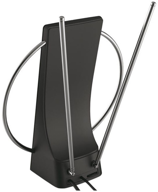 Antena TV DPM ANT138 pokojowa DVB-T i DVB-T2 VHF/UHF filtr LTE USB 40 dB (5906881184851) - obraz 4