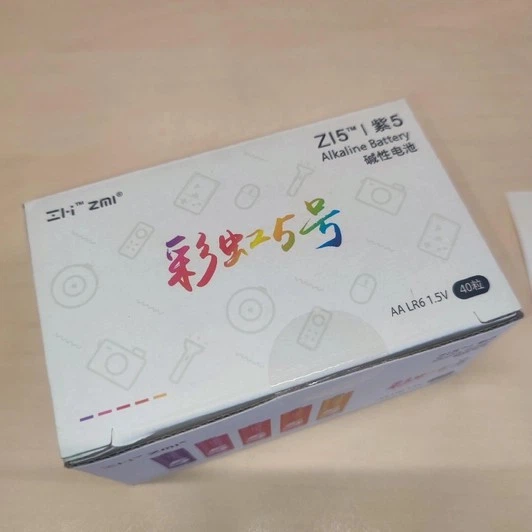 Батарейки AA ZMI AA540 Rainbow 40 pcs - 40 штук пальчиковых - изображение 2