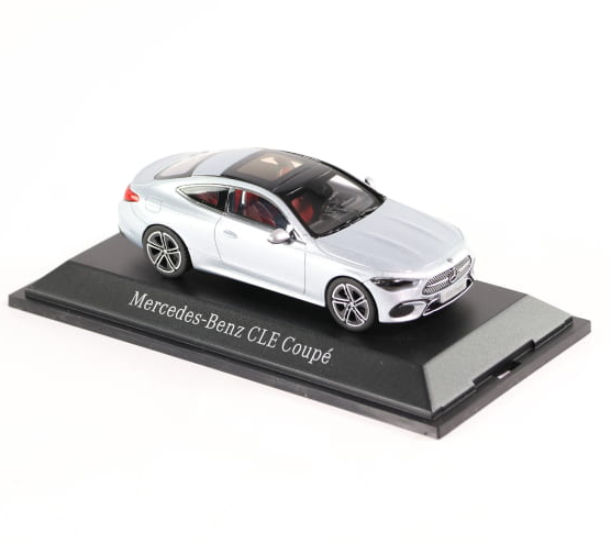 Модель автомобиля Mercedes-Benz CLE-Class Coupe (С236) High-Tech Silver, Scale 1:43 - изображение 5