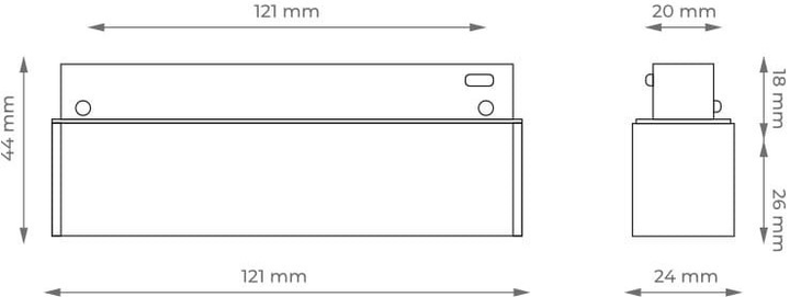 Reflektor szynowy magnetyczny liniowy DPM M-Line 6 W czarny (MTL-SPL-6W-B) - obraz 5