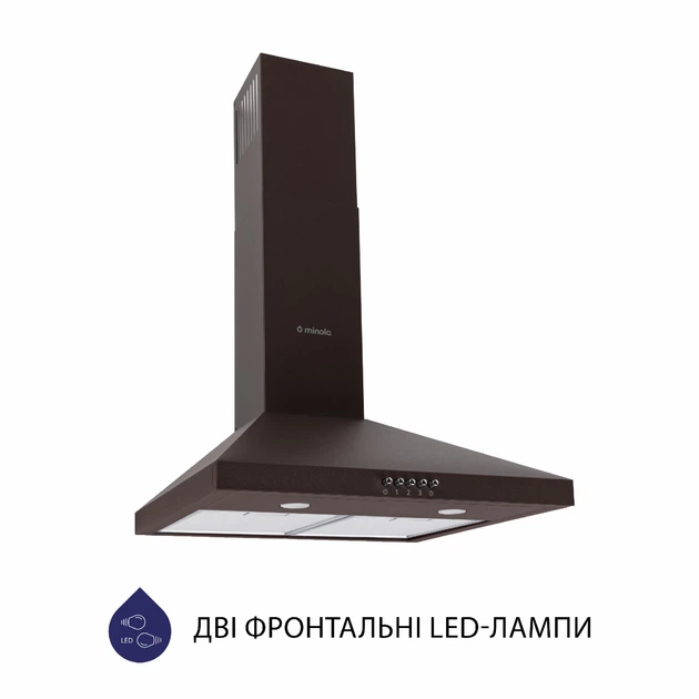 Витяжка купольна Minola HK 5212 BR 700 LED - зображення 2