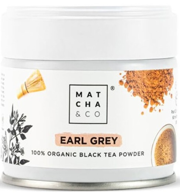 Чай порошок Matcha & Co Earl Grey Organic Black Tea Powder 30 г (8437017961352) - зображення 1