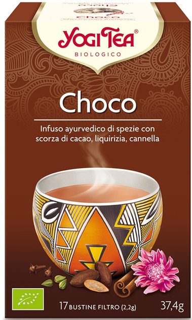Herbata Yogi Tea Chocolate 17 torebek (4012824400146) - obraz 1