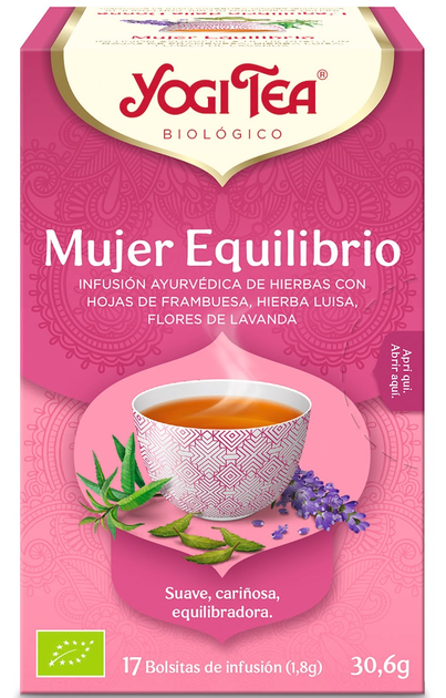 Herbata Yogi Tea Mujer Equilibrio 17 torebek (4012824401624) - obraz 1