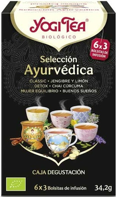 Herbata Yogi Tea Seleccion 18 torebek x 1.9 g (4012824404380) - obraz 1