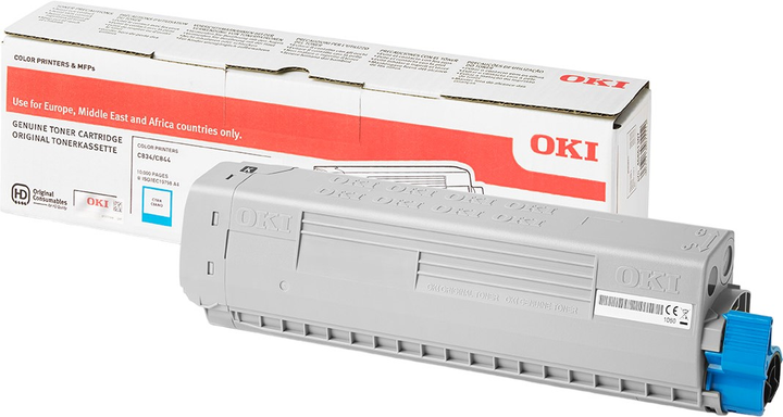 Toner Oki C834/C844 Cyan (46861307) - obraz 1