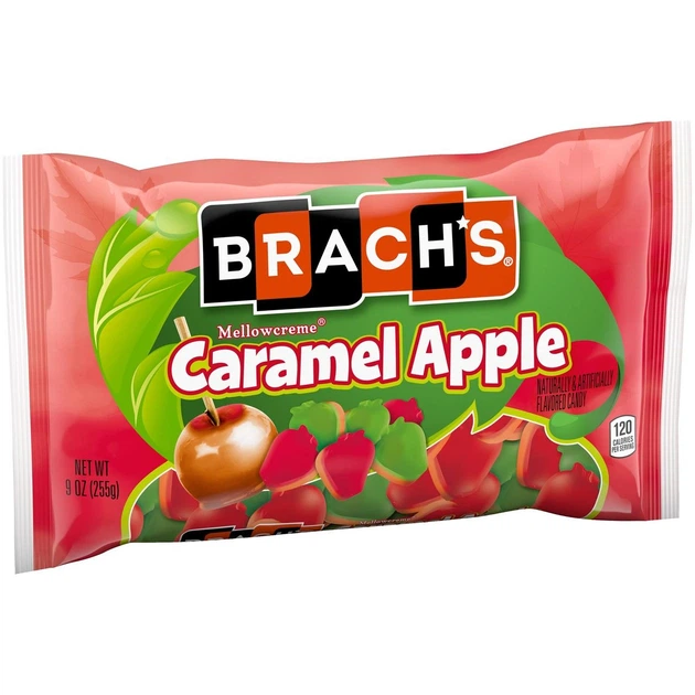 Цукерки Карамельне Яблуко Brach's Caramel Apple Mellowcreme 255г - Фото 1 Цукерки Карамельне Яблуко Brach's Caramel Apple Mellowcreme 255г - зображення 1