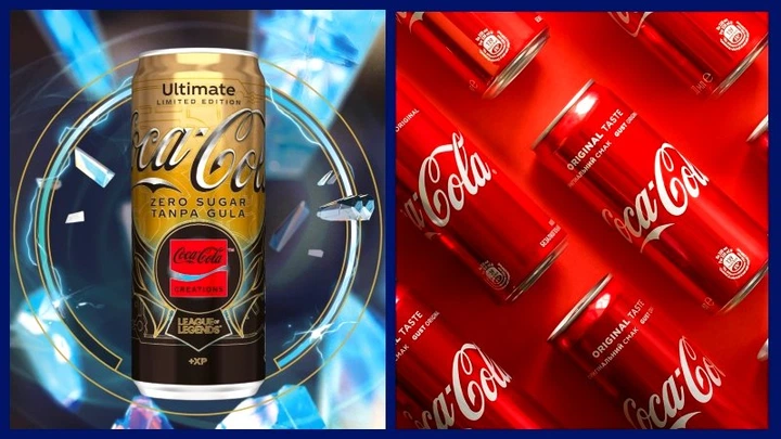 Газированная вода Coca Cola League of Legends Ultimate Zero Sugar