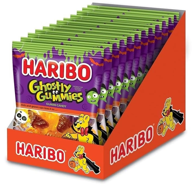 Желейні цукерки Привиди Haribo Halloween Ghostly Gummies 90г - зображення 4